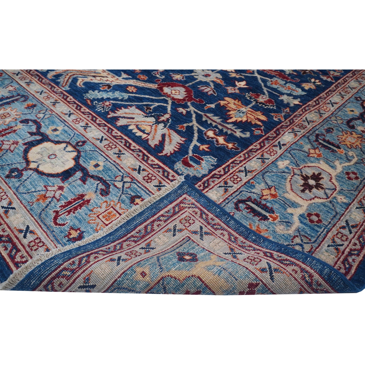 ARYANA ARYAN NAVY / LIGHT BLUE 8'8" X 11'8"