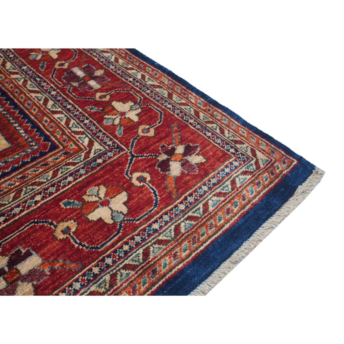 ARYANA ARYAN NAVY / RED 6' X 9'4"