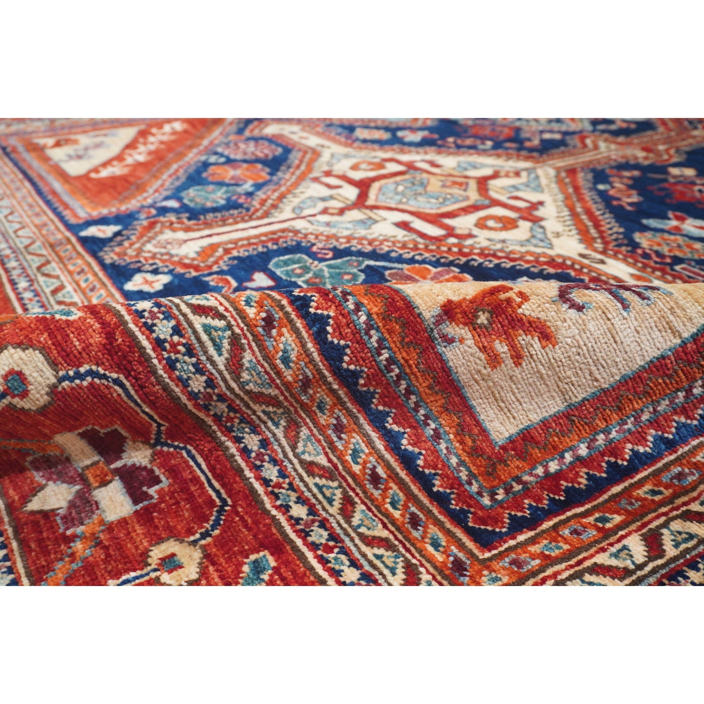 ARYANA ARYAN NAVY / RED 6' X 9'4"