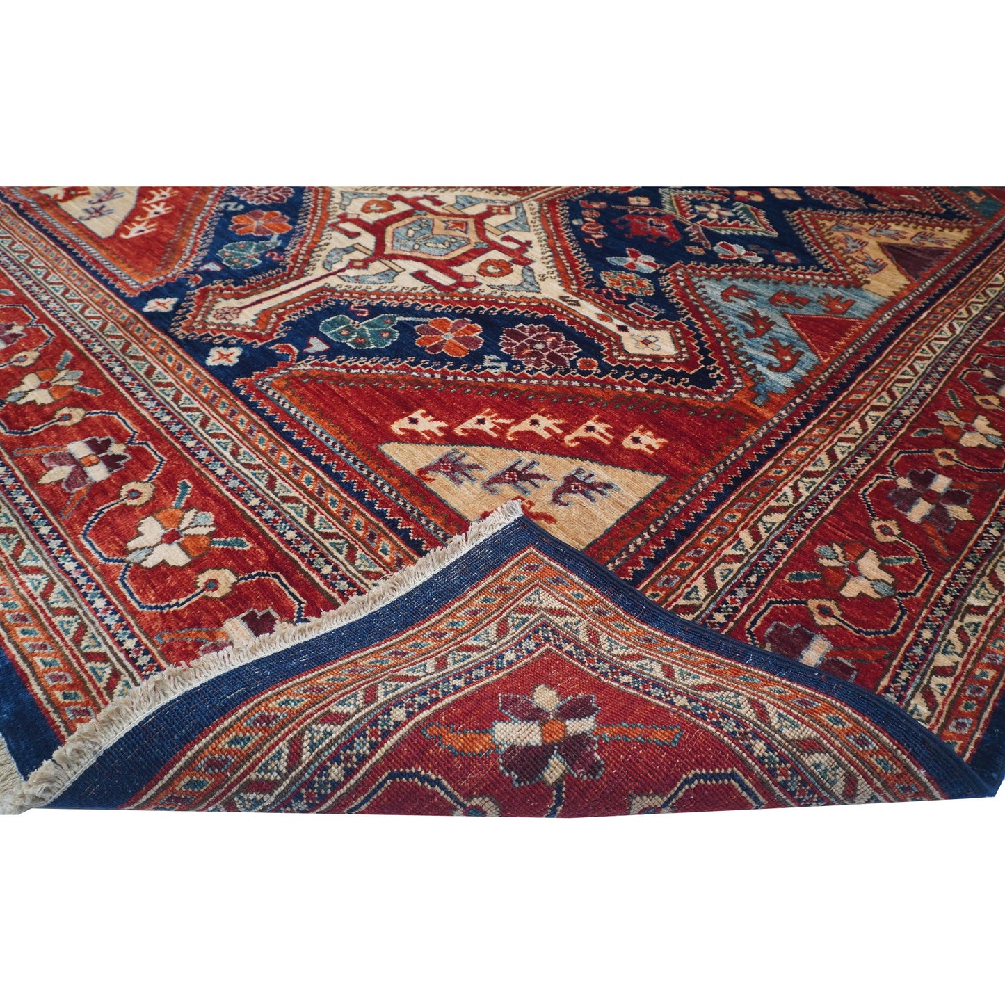 ARYANA ARYAN NAVY / RED 6' X 9'4"