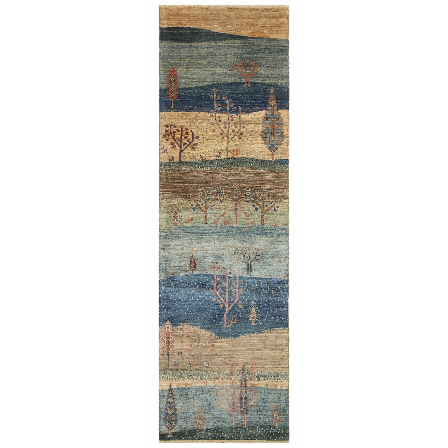 ARYANA GABEH BLUE / MULTI 2'9" X 9'4"