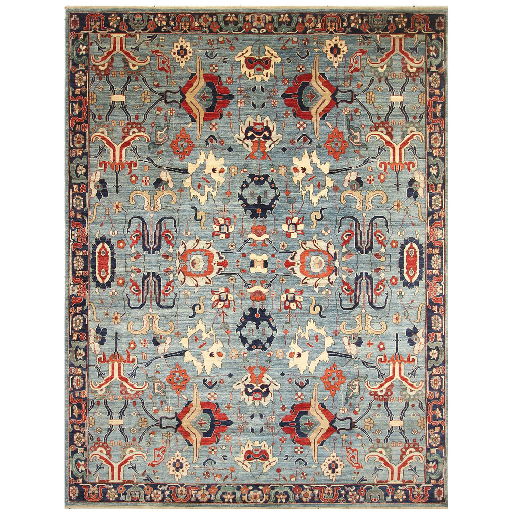 ARYANA ARYAN LIGHT BLUE / NAVY 8'1" X 11'10"
