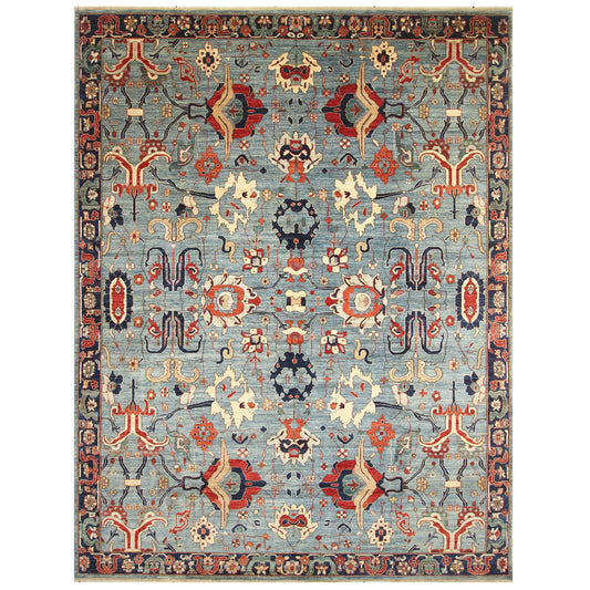 ARYANA ARYAN LIGHT BLUE / NAVY 8'1" X 11'10"