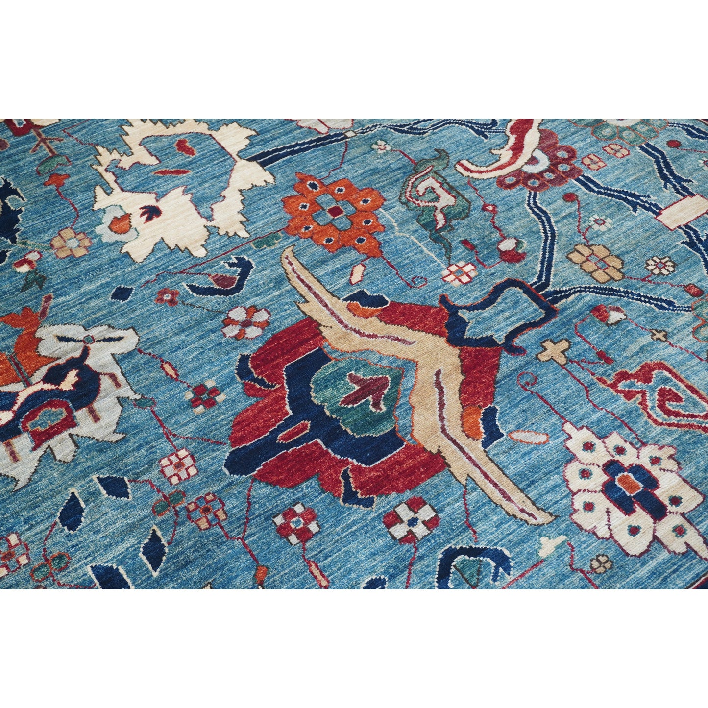 ARYANA ARYAN LIGHT BLUE / NAVY 8'1" X 11'10"