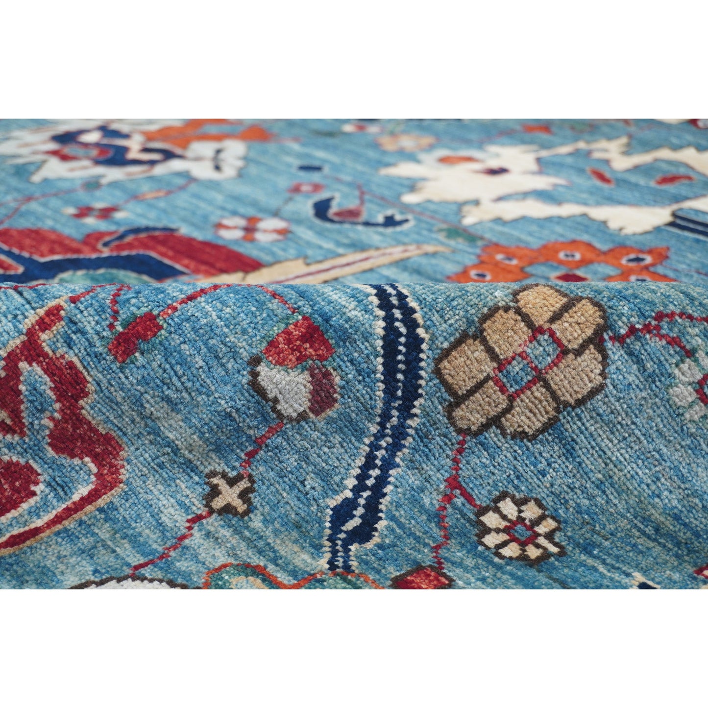 ARYANA ARYAN LIGHT BLUE / NAVY 8'1" X 11'10"