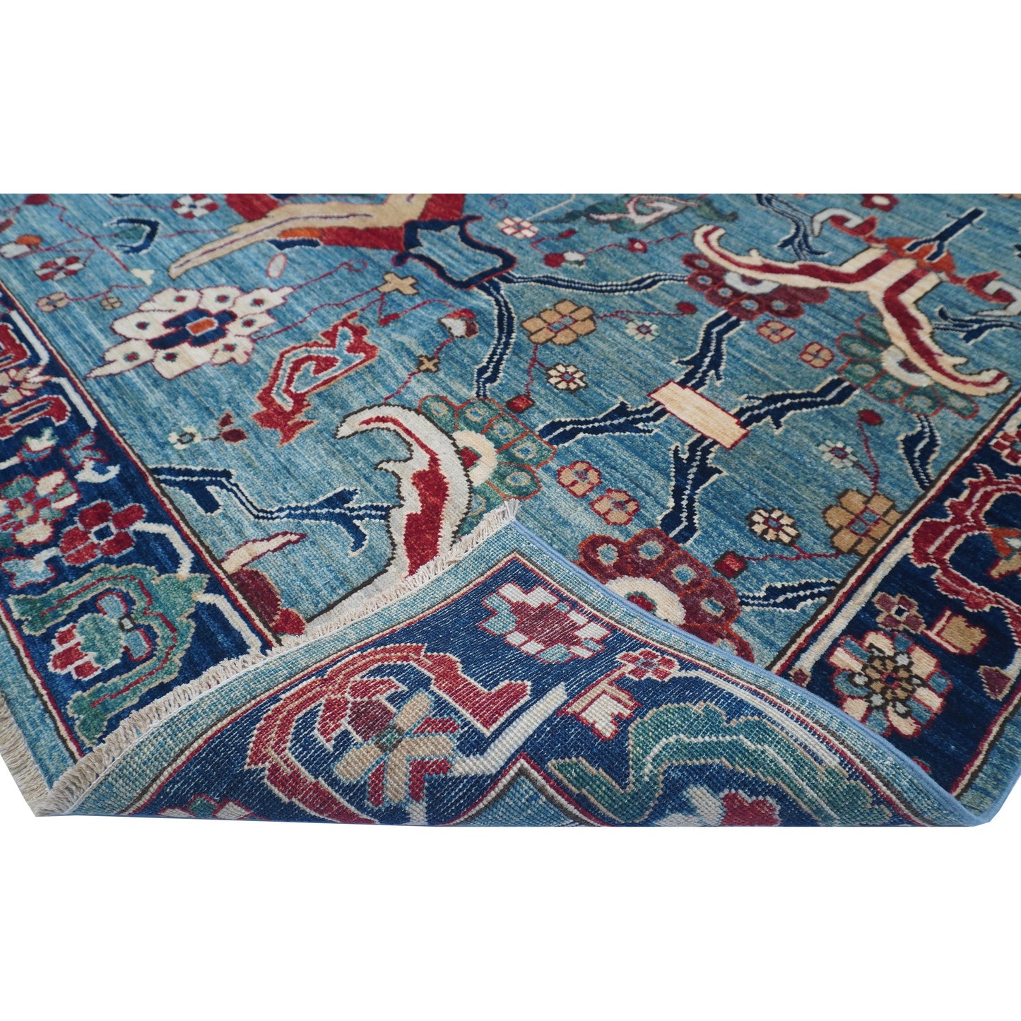 ARYANA ARYAN LIGHT BLUE / NAVY 8'1" X 11'10"