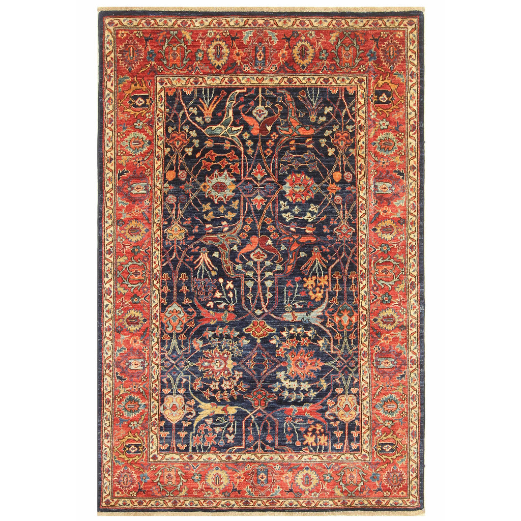 ARYANA ARYAN NAVY / RED 3'11" X 6'2"