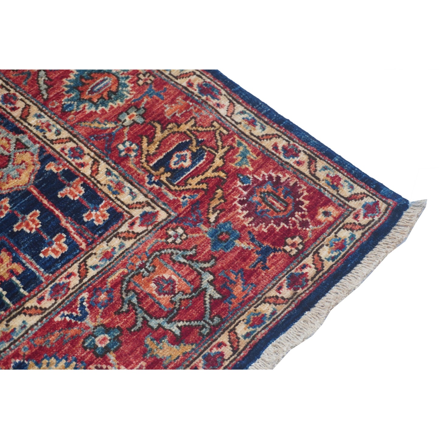 ARYANA ARYAN NAVY / RED 3'11" X 6'2"