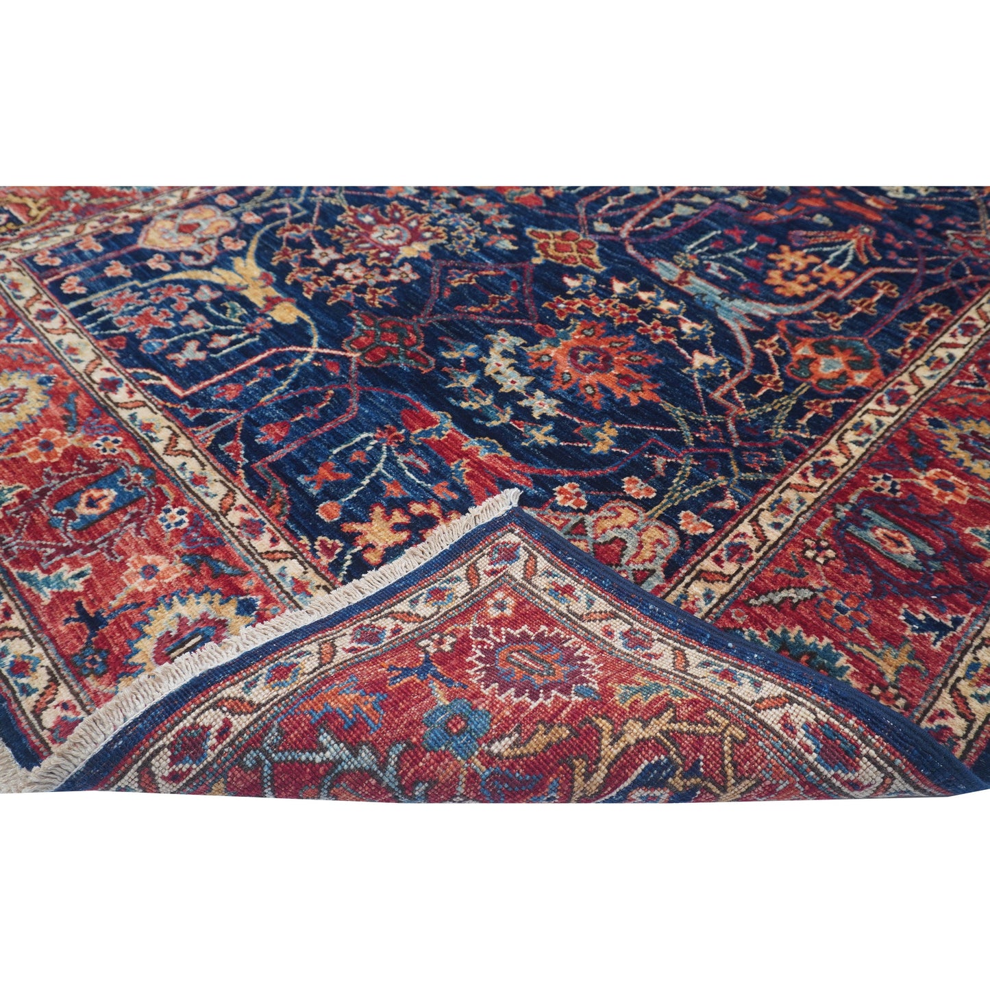 ARYANA ARYAN NAVY / RED 3'11" X 6'2"