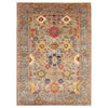 ARYANA ARYAN LIGHT GREY / LIGHT BLUE 5'8" X 8'6"