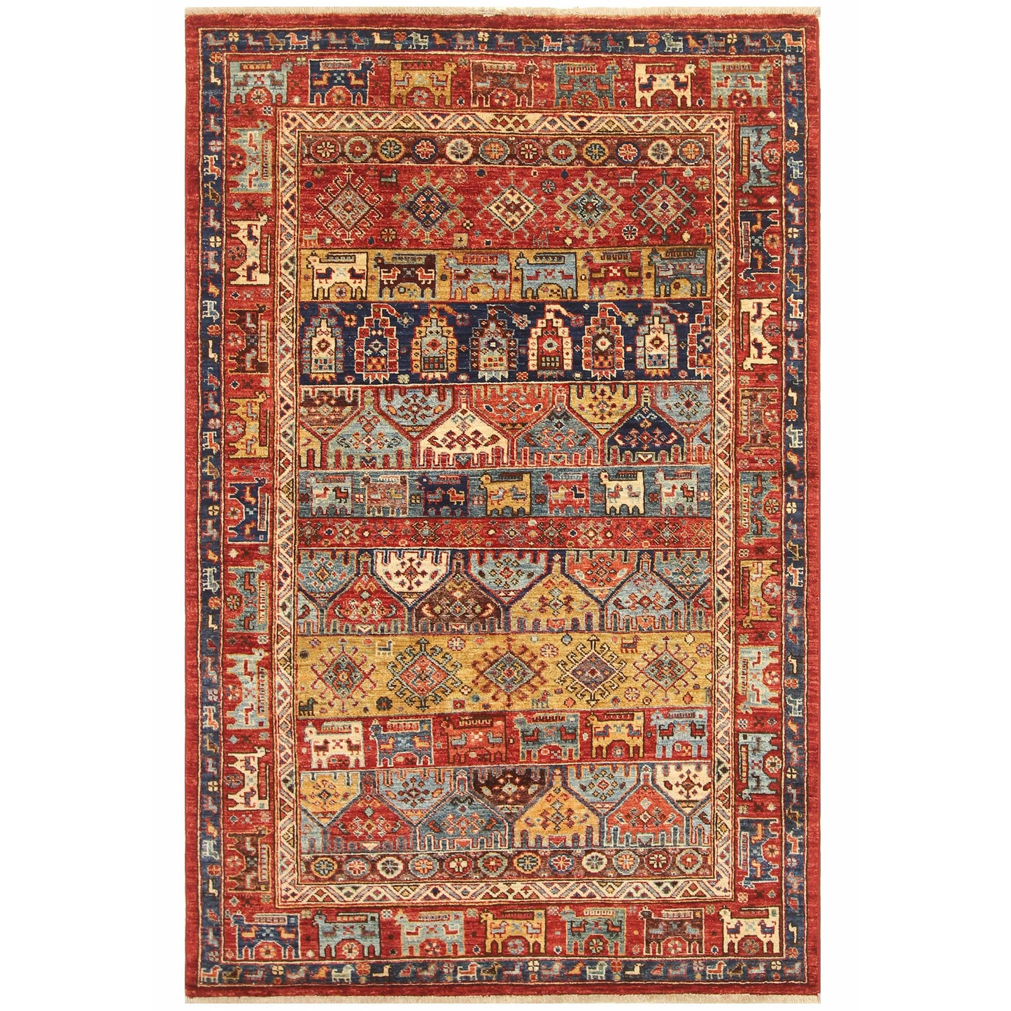 ARYANA ANIMA MULTI / RED 3'10" X 6'2"