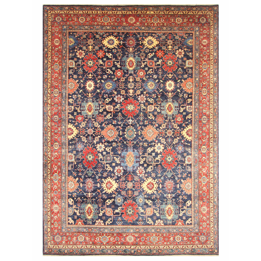 ARYANA ARYAN BLUE / RED 8'11" X 12'10"