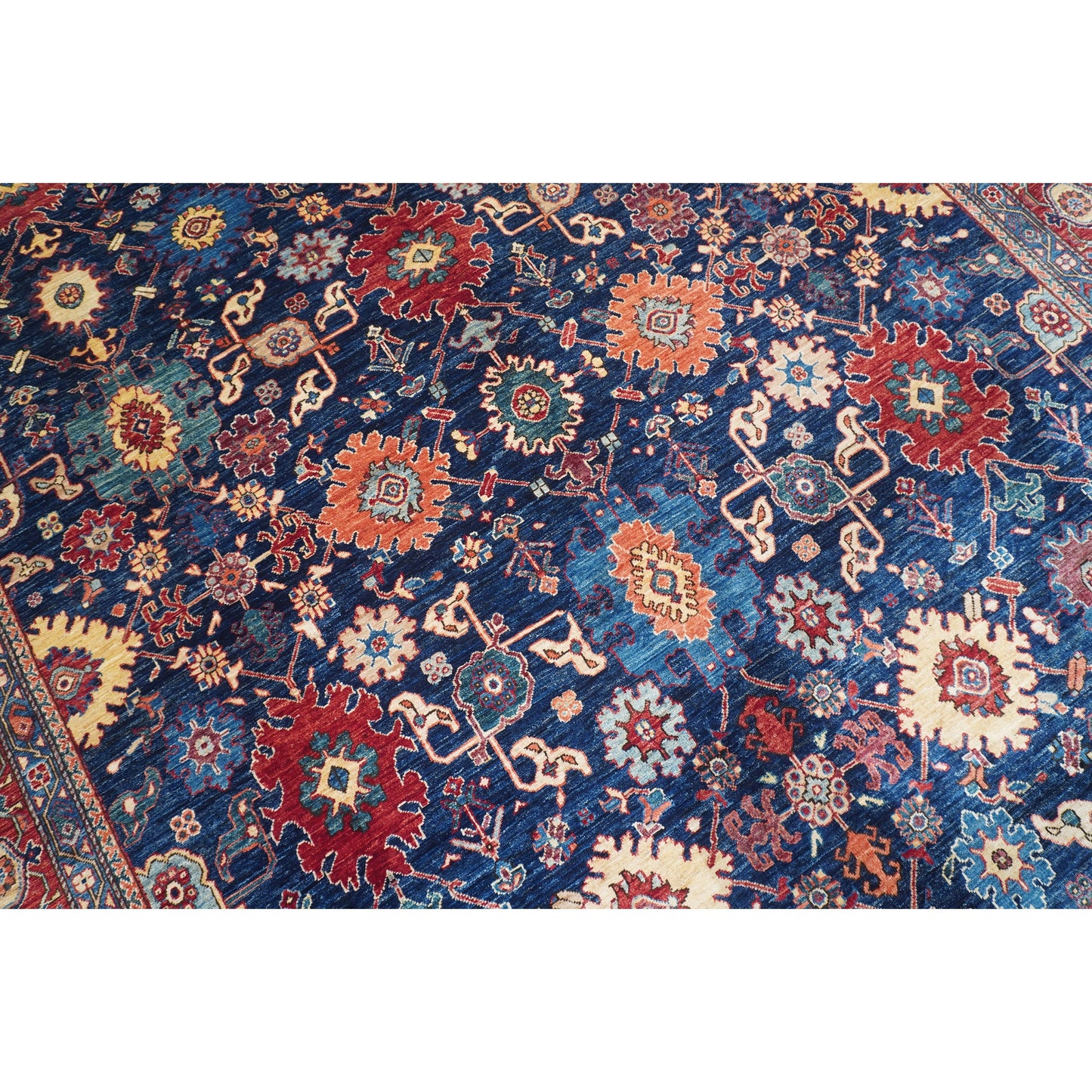 ARYANA ARYAN BLUE / RED 8'11" X 12'10"
