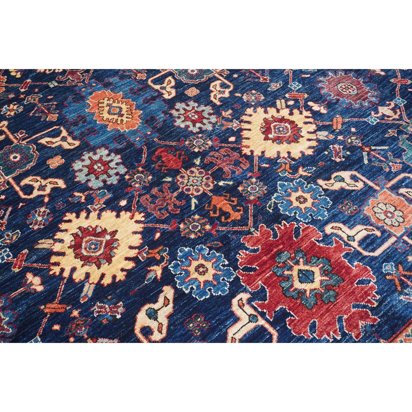 ARYANA ARYAN BLUE / RED 8'11" X 12'10"