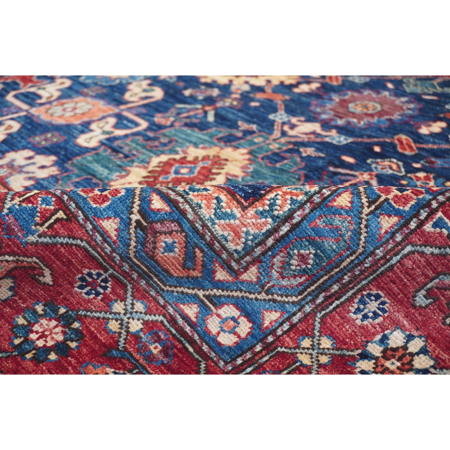 ARYANA ARYAN BLUE / RED 8'11" X 12'10"