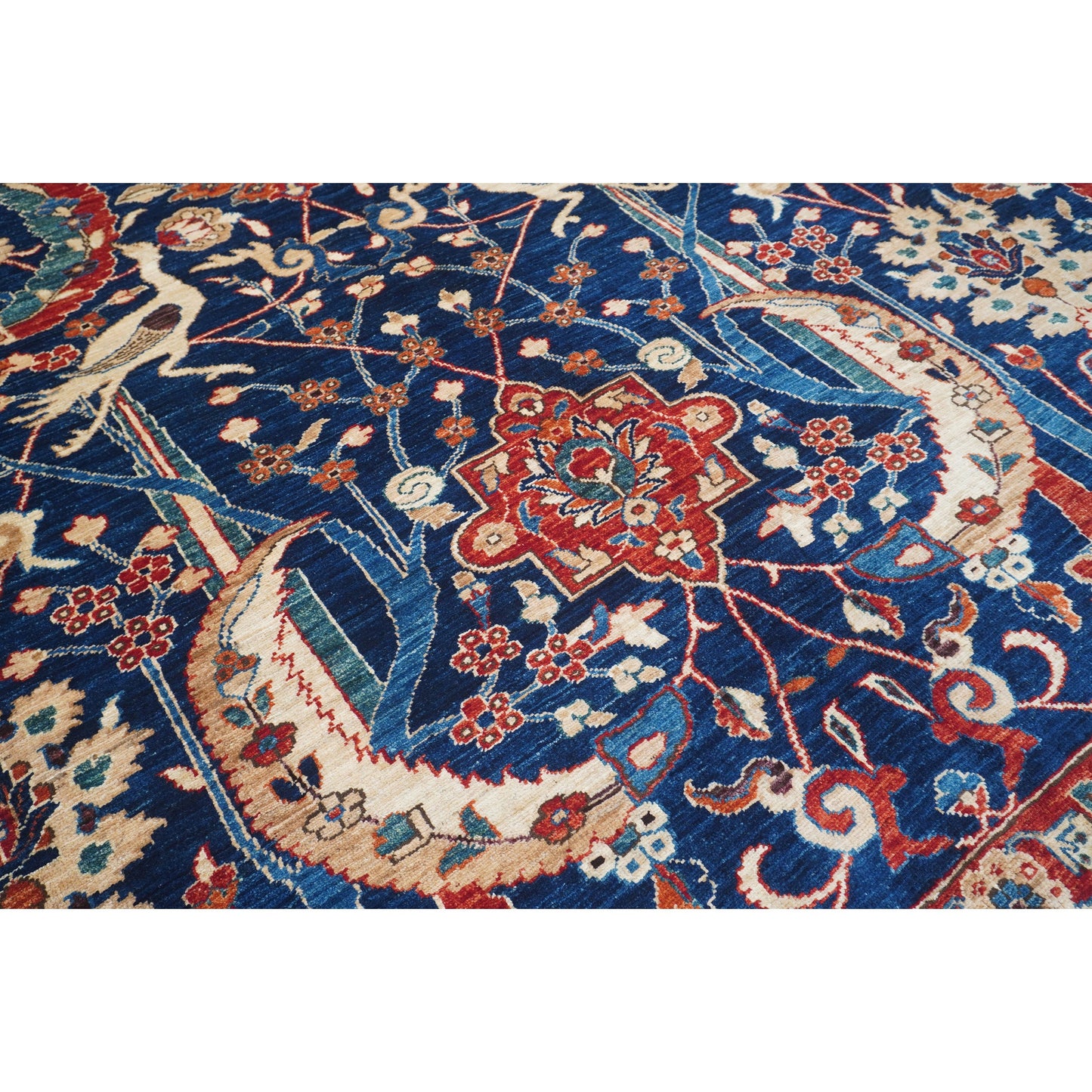 ARYANA ARYAN NAVY / RED 9' X 11'10"