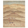ARYANA GABEH CAMEL / MULTI 7'10" X 9'7"