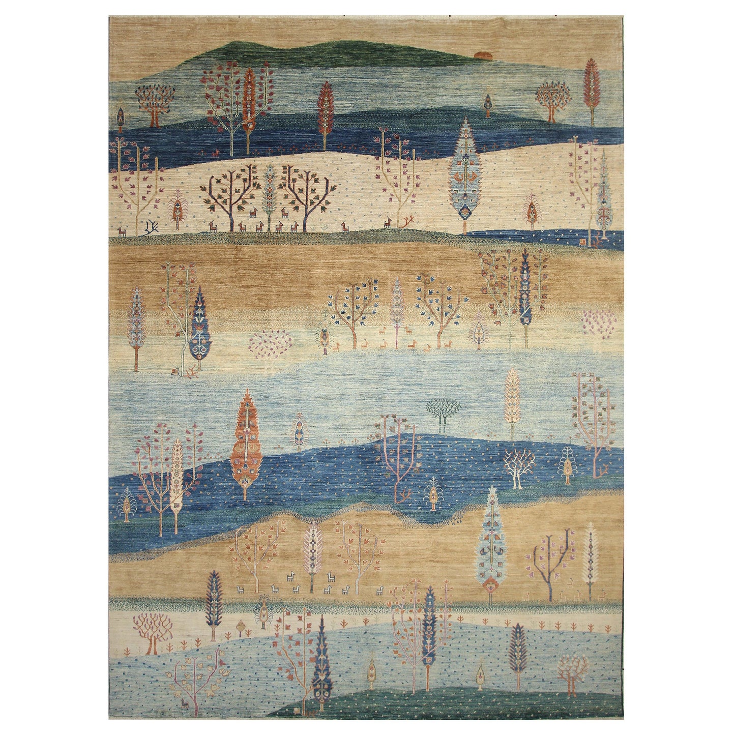 ARYANA GABEH BLUE / MULTI 9'8" X 13'6"