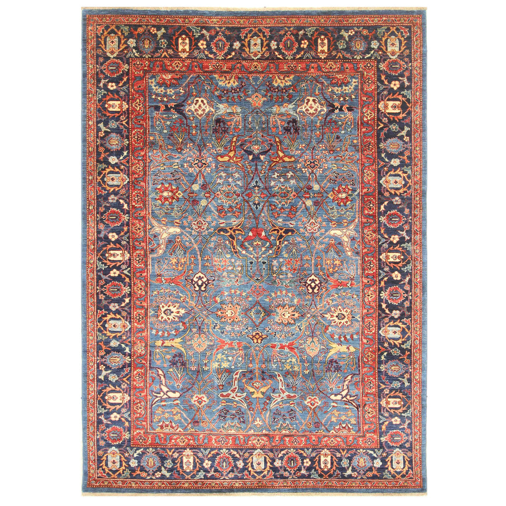 ARYANA ARYAN LIGHT BLUE / NAVY 5'11" X 8'4"