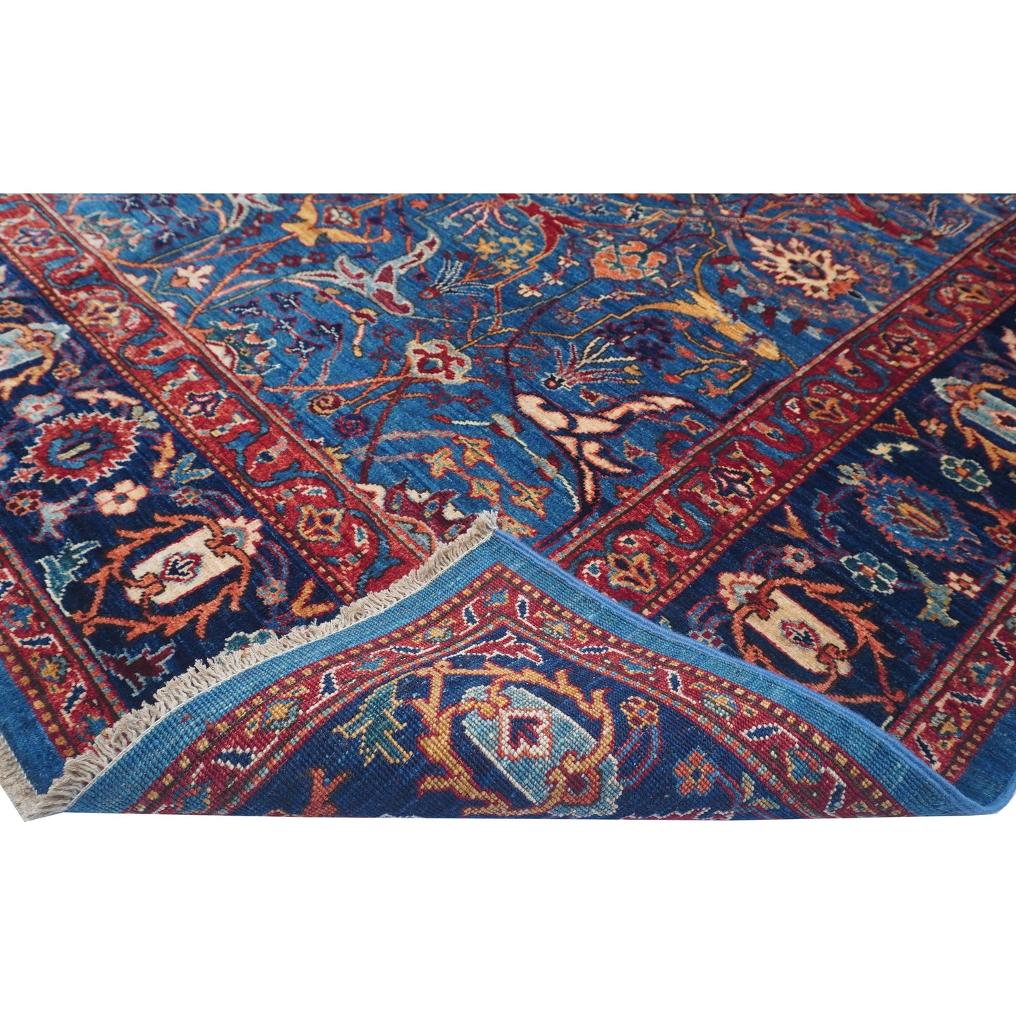 ARYANA ARYAN LIGHT BLUE / NAVY 5'11" X 8'4"