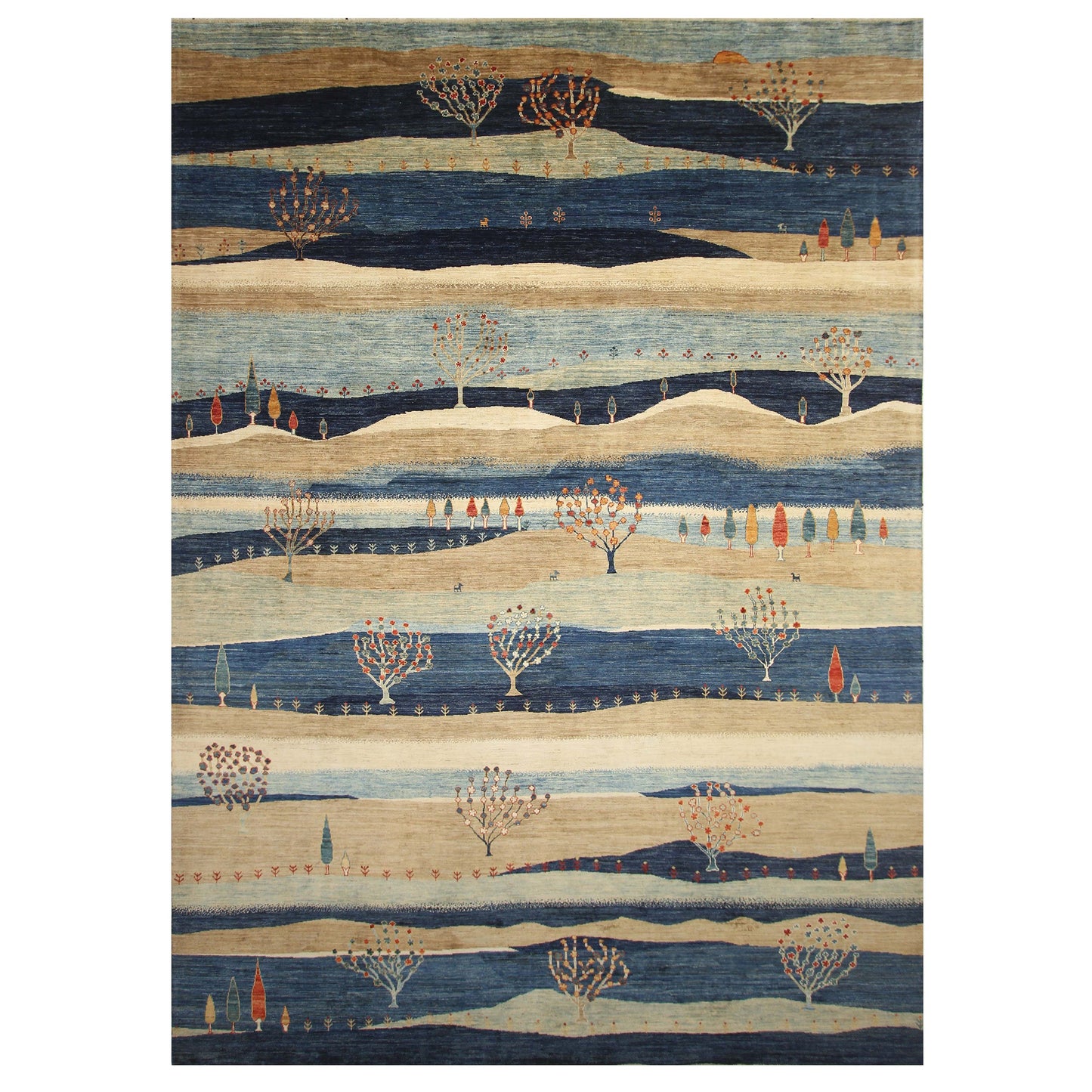 ARYANA GABEH BLUE / BEIGE 9'9" X 13'4"