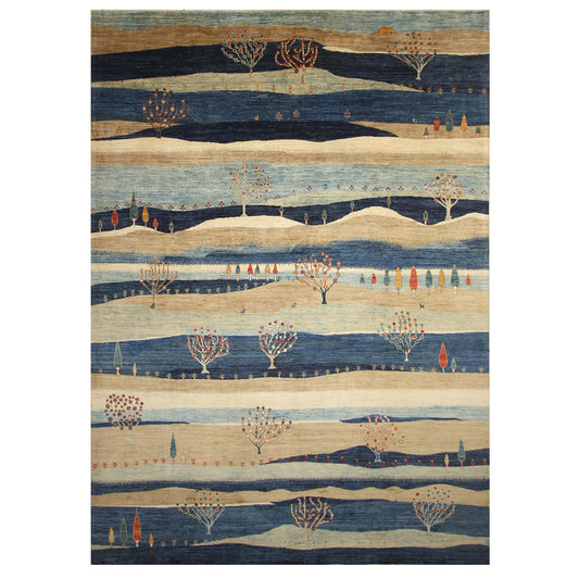 ARYANA GABEH BLUE / BEIGE 9'9" X 13'4"