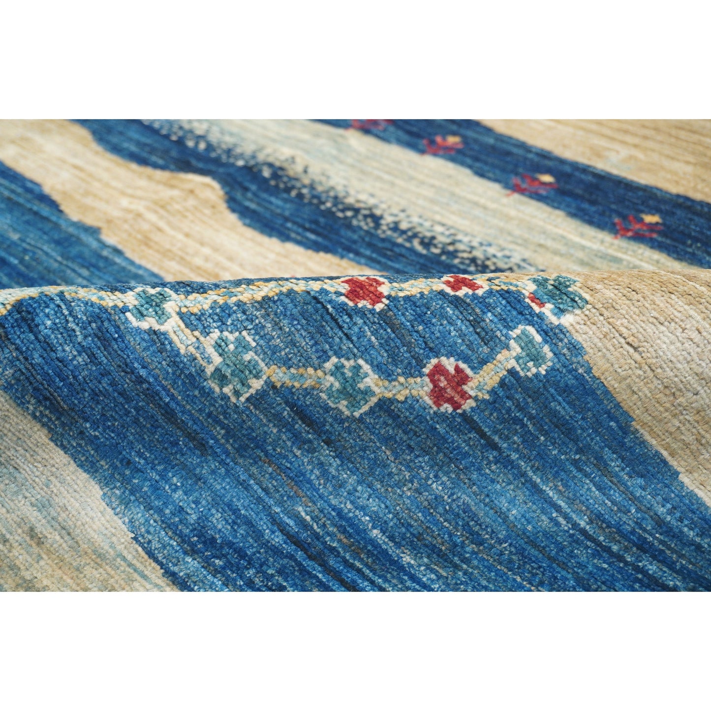 ARYANA GABEH BLUE / BEIGE 9'9" X 13'4"