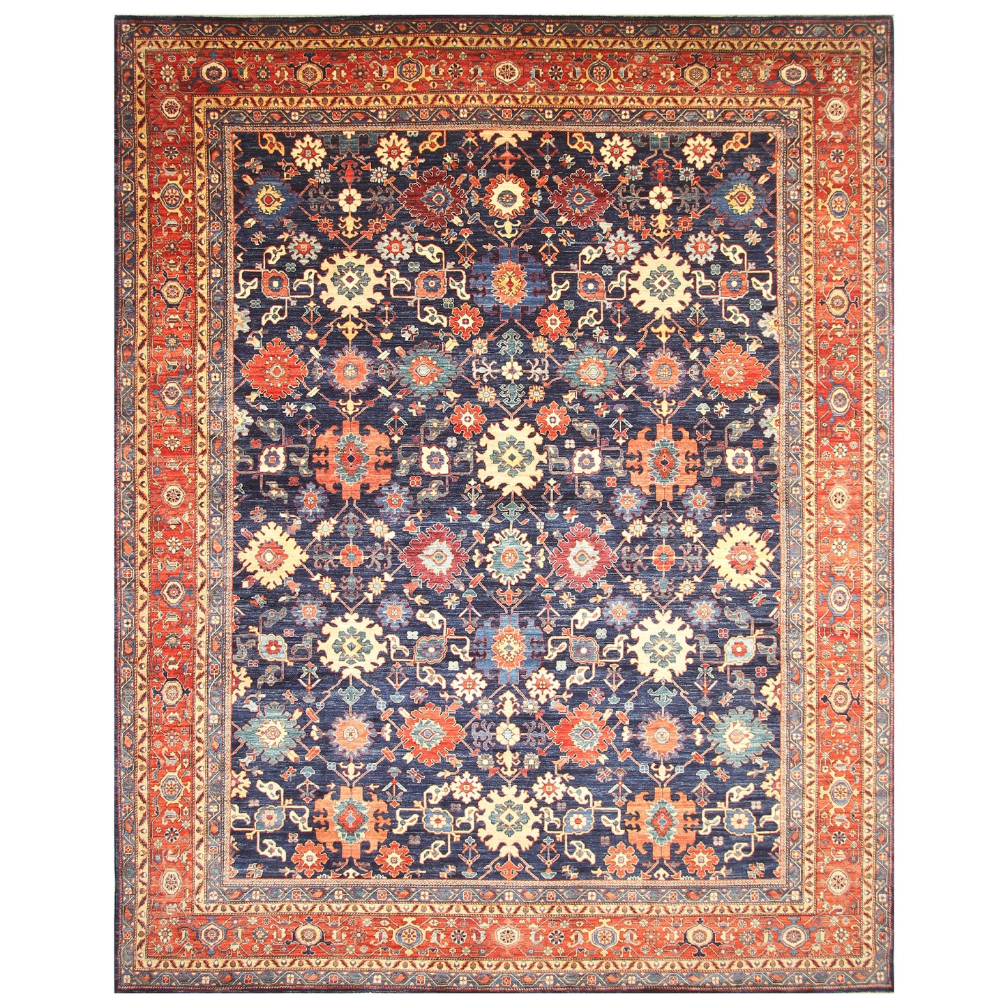 ARYANA ARYAN NAVY / RED 11'9" X 14'10"