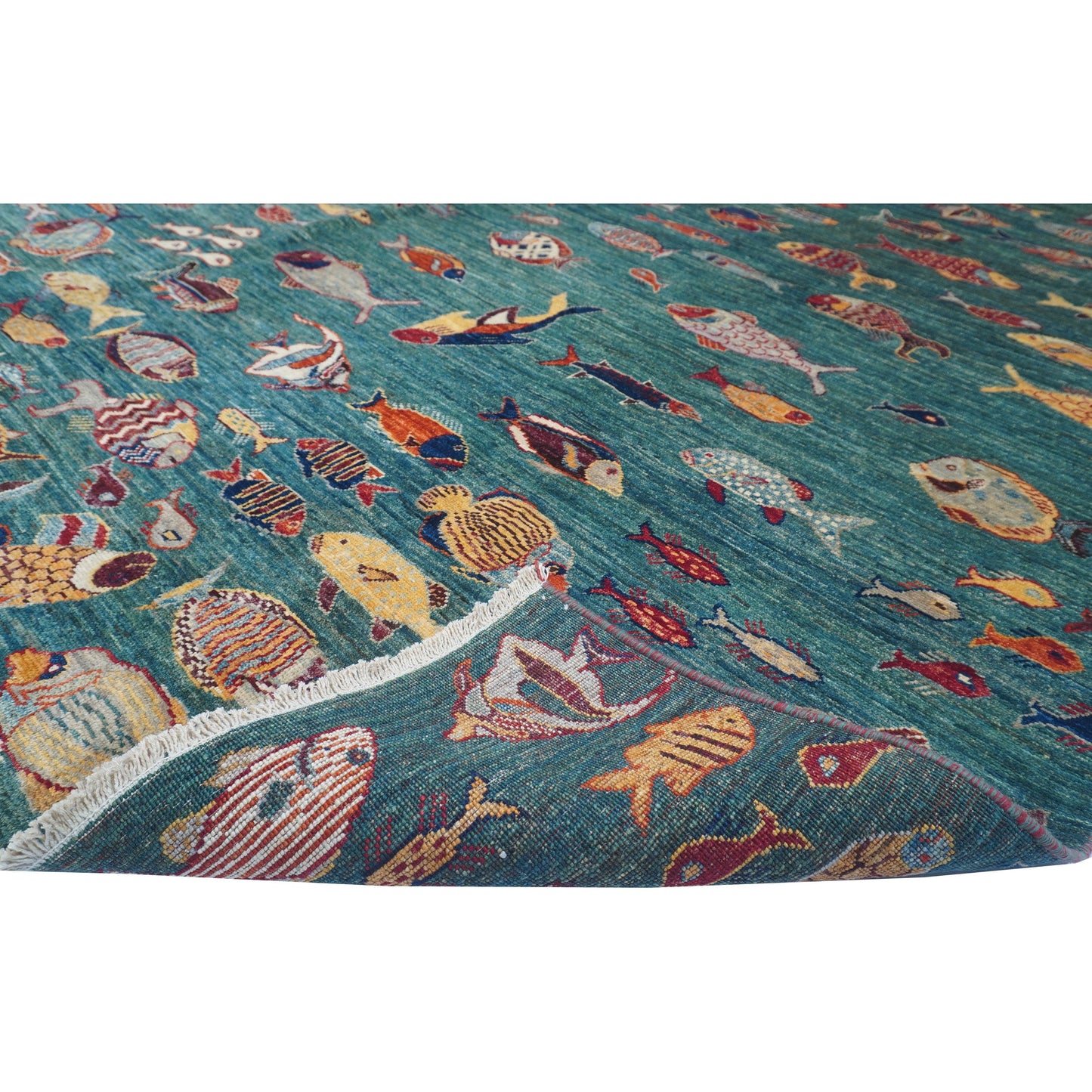 ARYANA FISH- GREEN 8'8" X 11'6"
