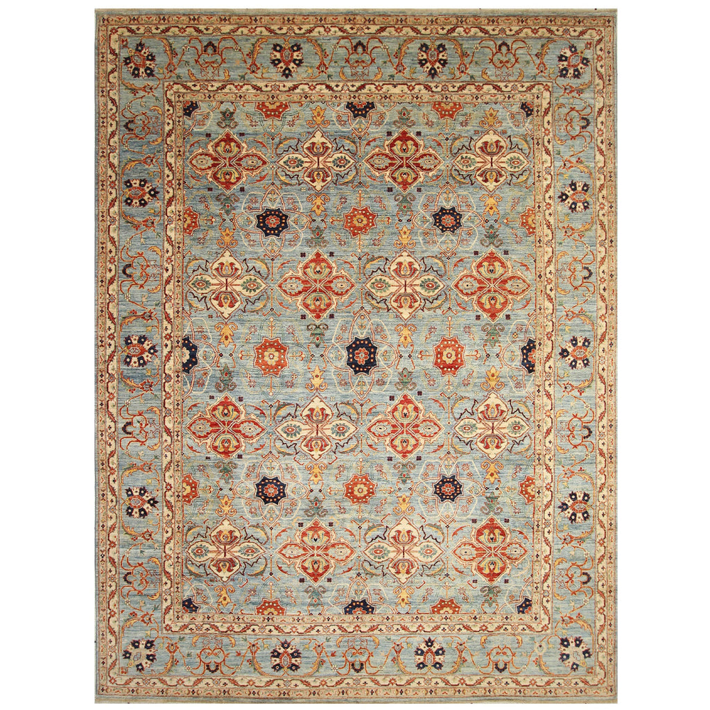 ARYANA ARYAN LIGHT BLUE / LIGHT BLUE 9' X 12'