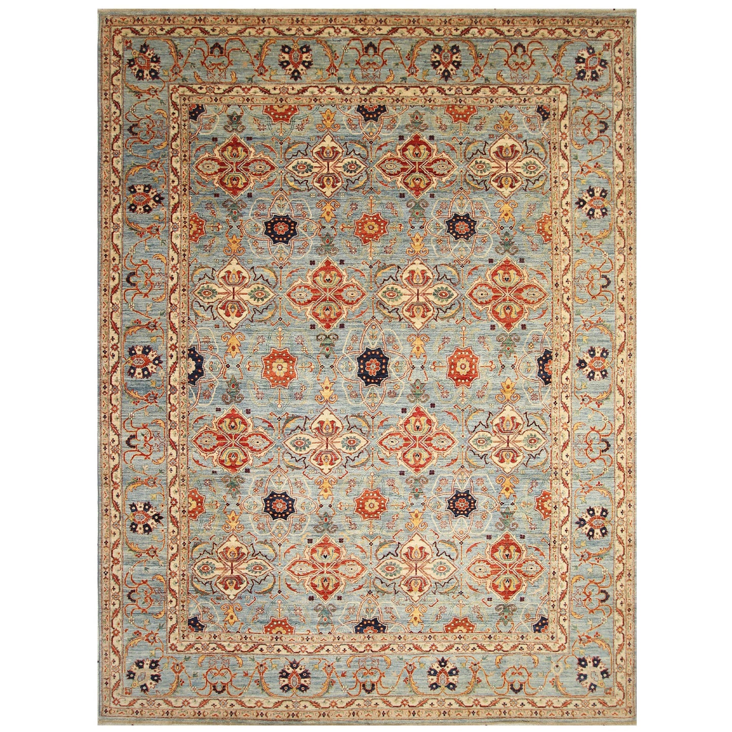 ARYANA ARYAN LIGHT BLUE / LIGHT BLUE 9' X 12'