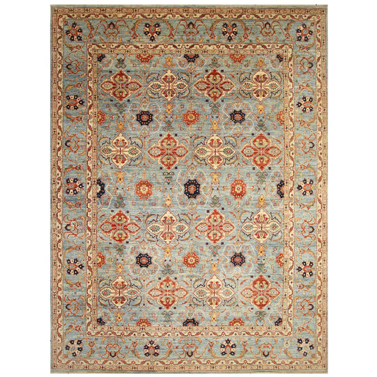 ARYANA ARYAN LIGHT BLUE / LIGHT BLUE 9' X 12'