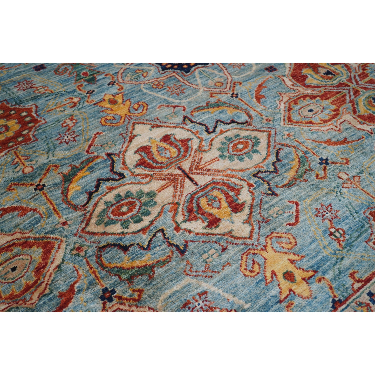 ARYANA ARYAN LIGHT BLUE / LIGHT BLUE 9' X 12'