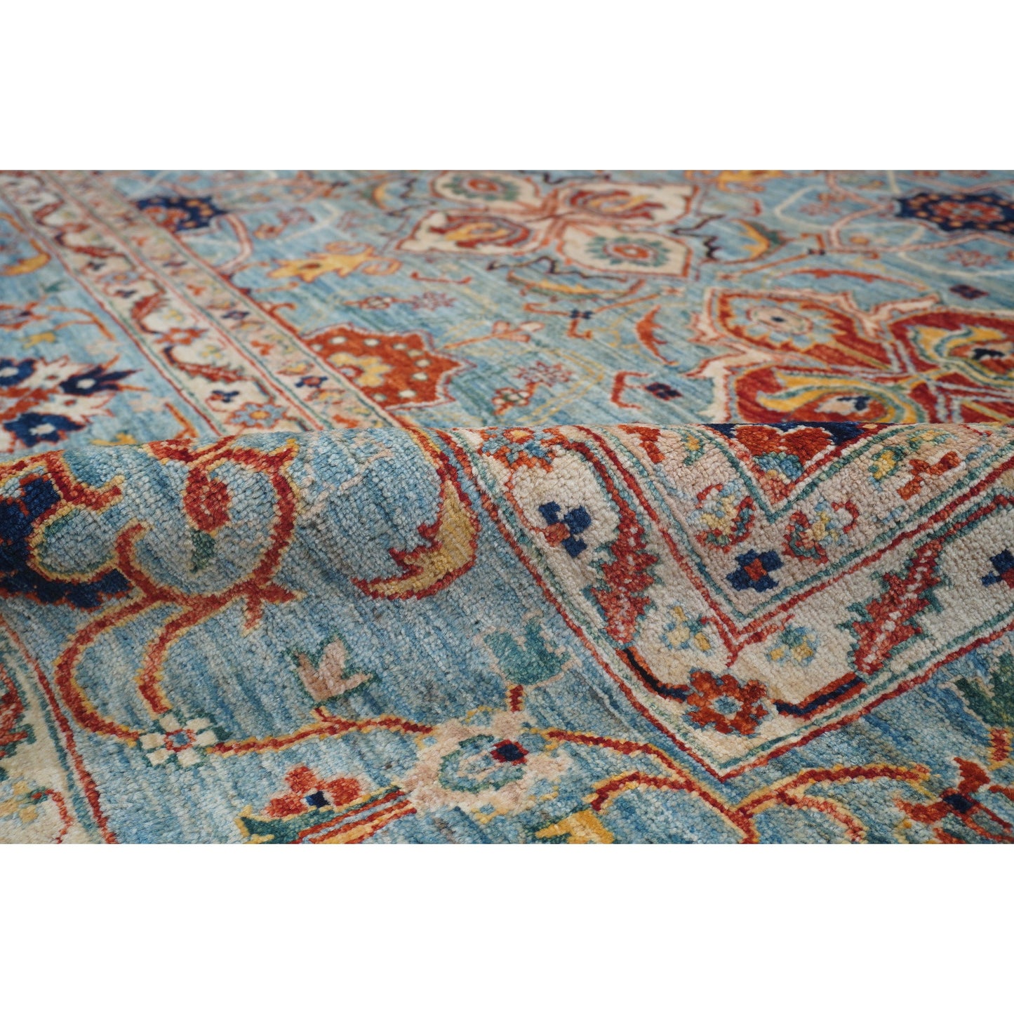 ARYANA ARYAN LIGHT BLUE / LIGHT BLUE 9' X 12'