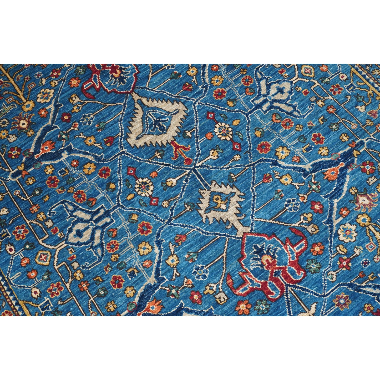 ARYANA ARYAN LIGHT BLUE / NAVY 5'10" X 8'8"