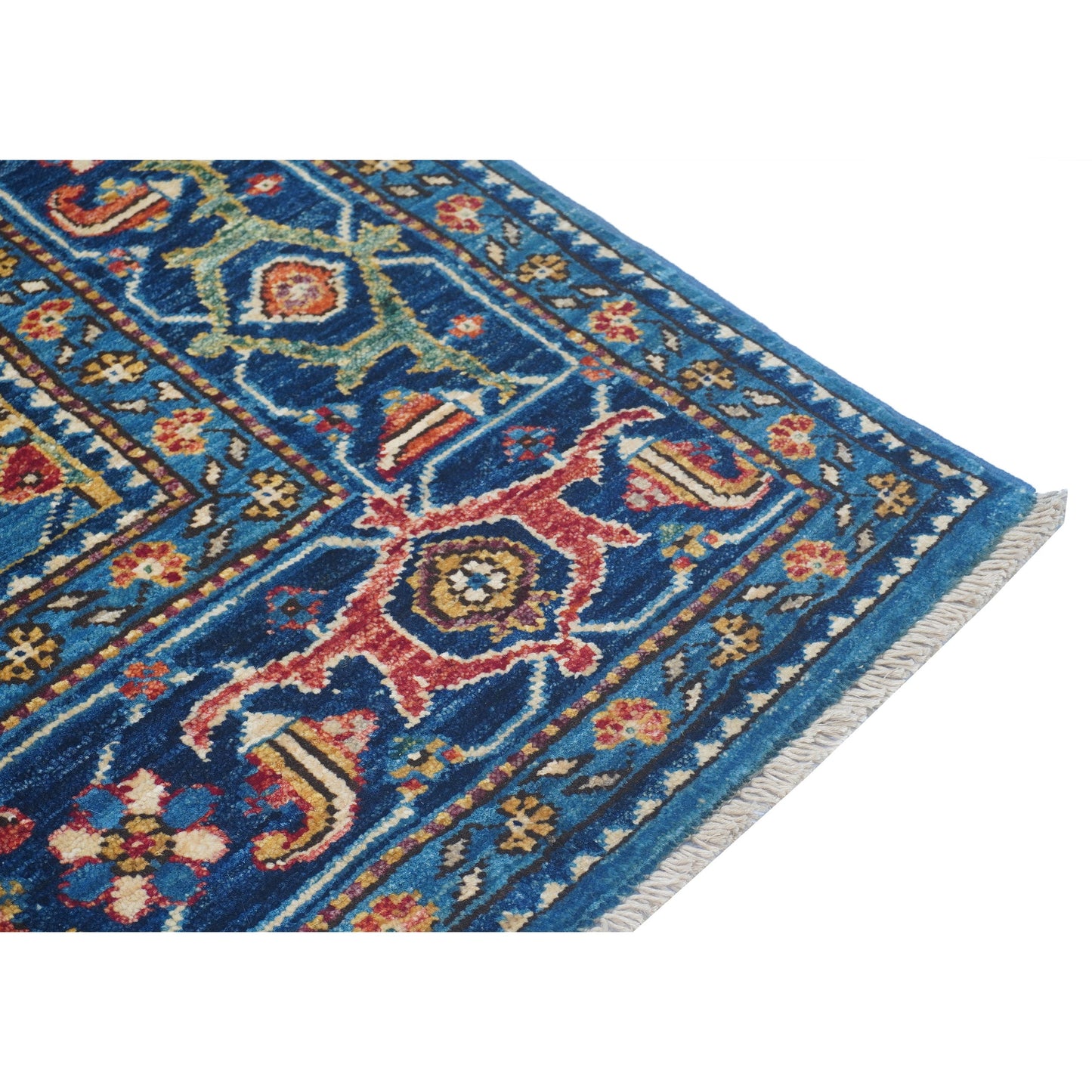 ARYANA ARYAN LIGHT BLUE / NAVY 5'10" X 8'8"