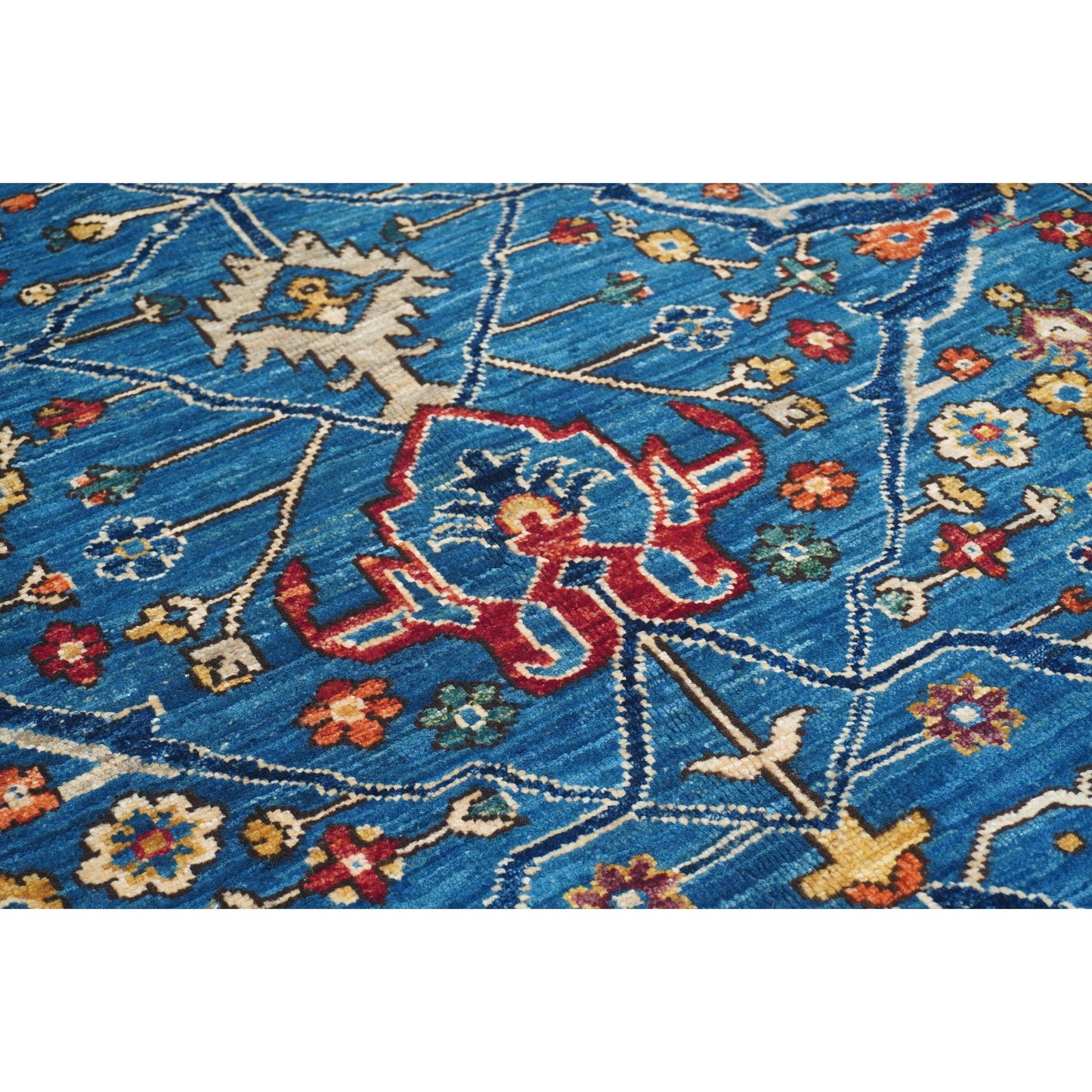 ARYANA ARYAN LIGHT BLUE / NAVY 5'10" X 8'8"