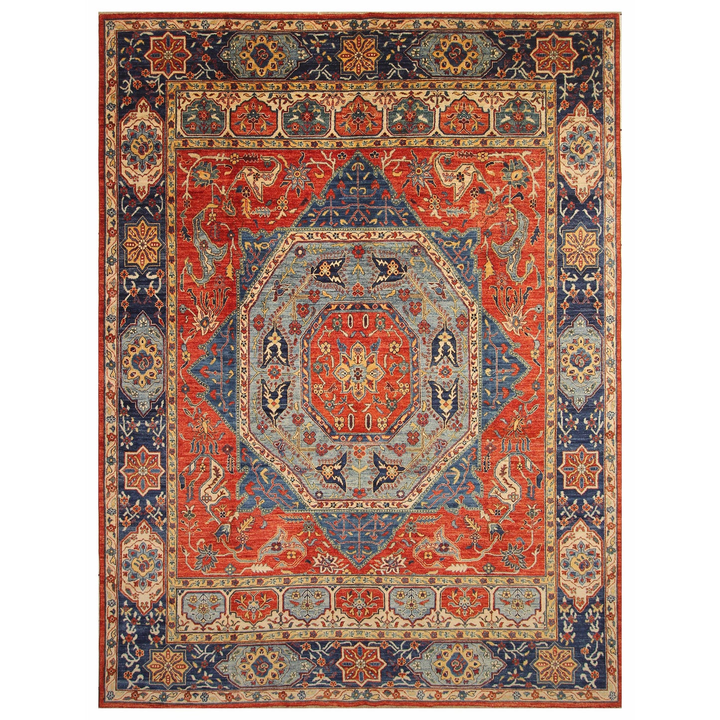 ARYANA MAMLU RED / BLUE 8'11" X 12'1"