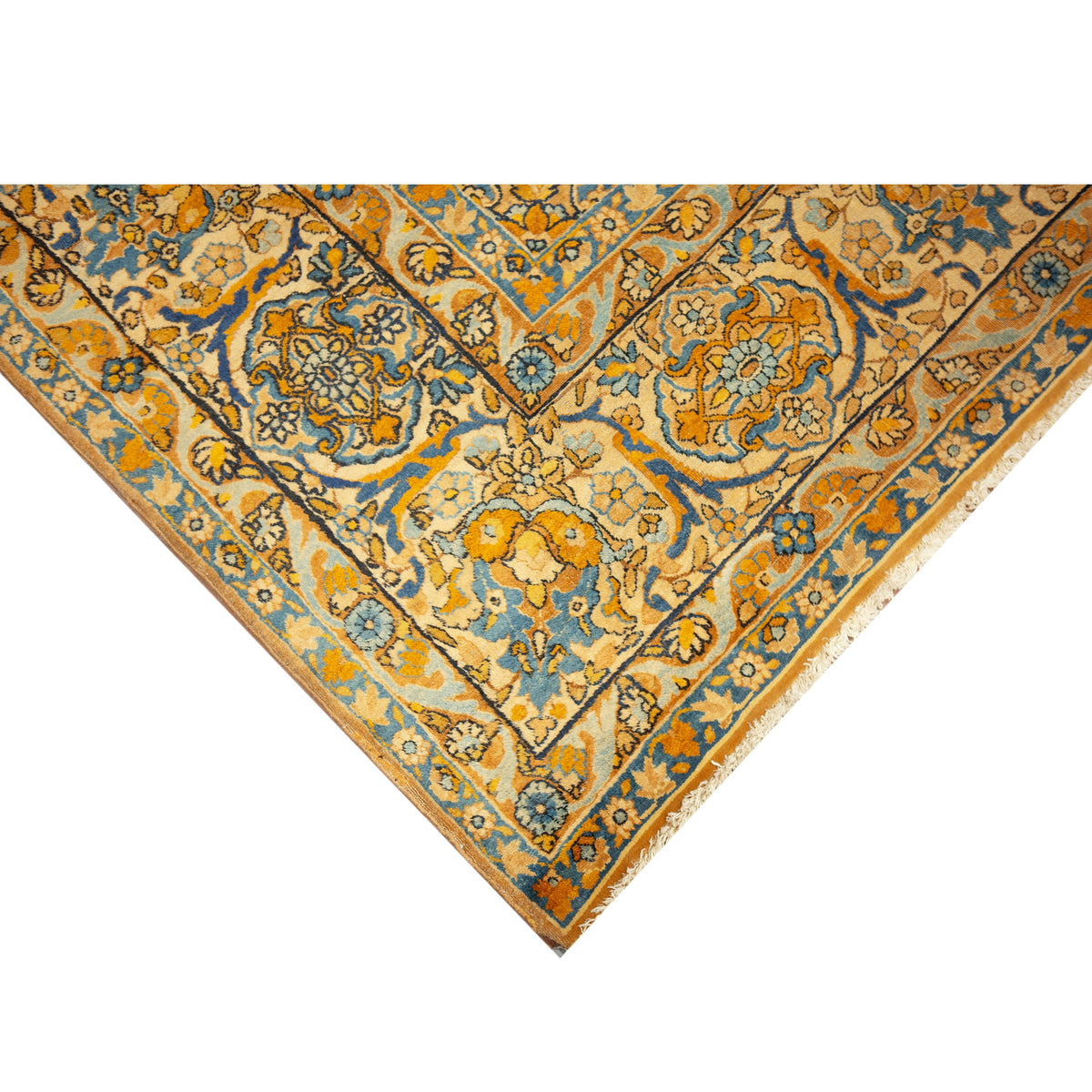 ANTIQUE PERSIAN FINE KIRMAN MULTI 8'10" X 17'4"