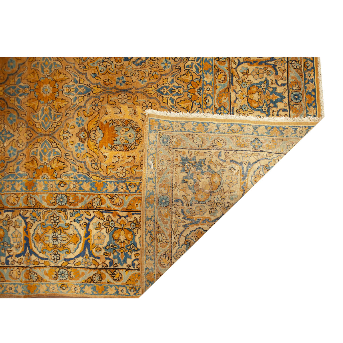 ANTIQUE PERSIAN FINE KIRMAN MULTI 8'10" X 17'4"