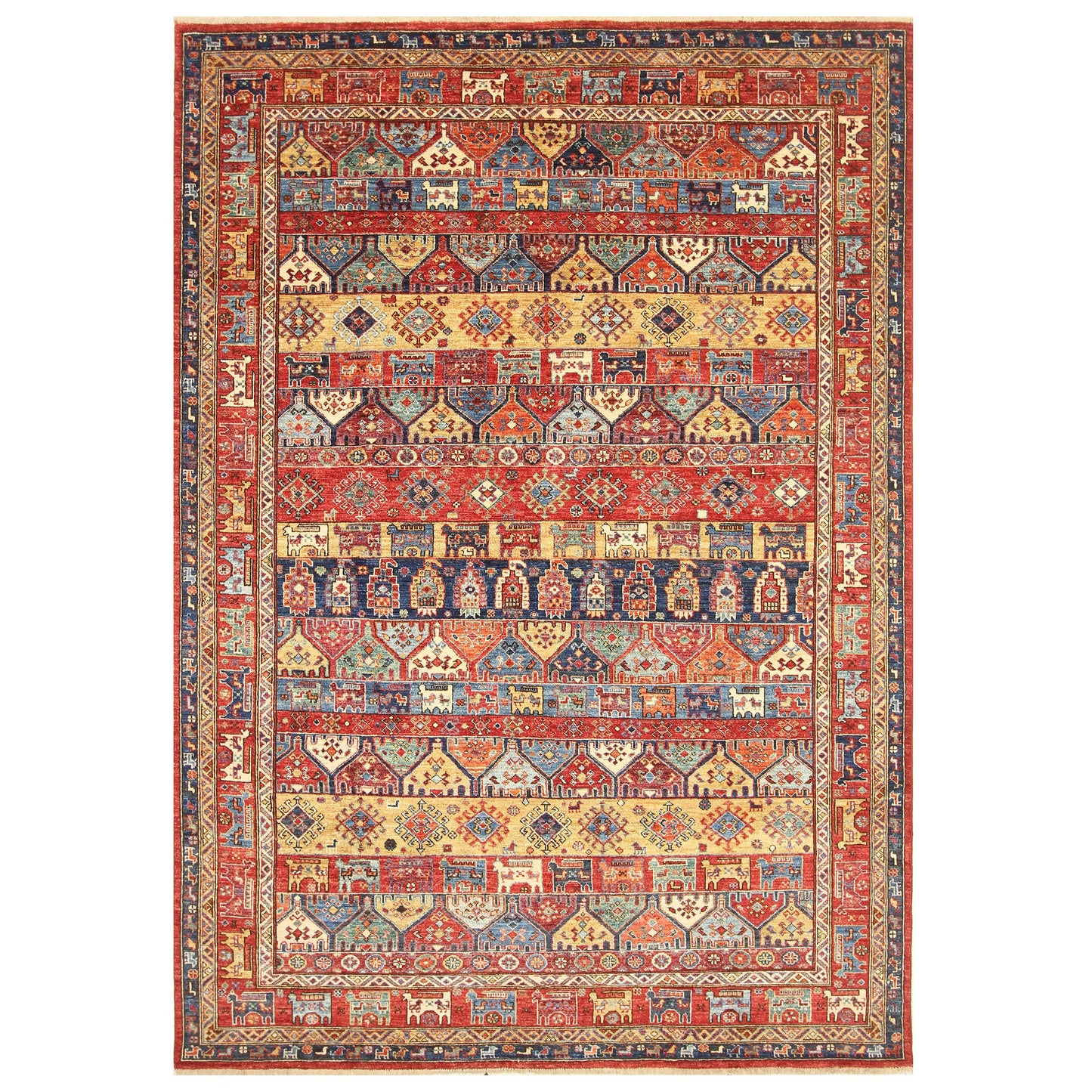 ARYANA ARYAN RED / MULTI 6' X 8'10"