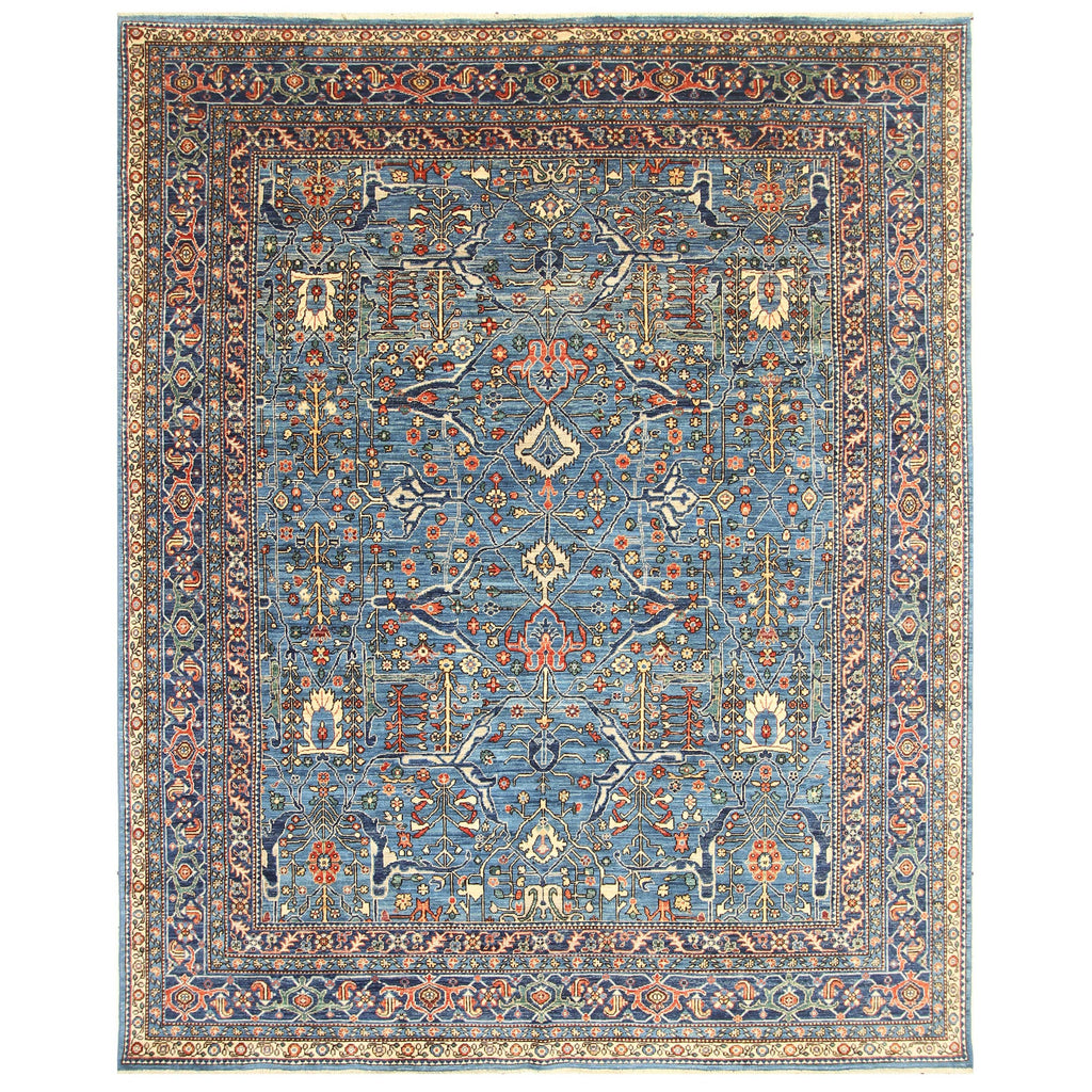 ARYANA ARYAN LIGHT BLUE / NAVY 8'1" X 9'10"