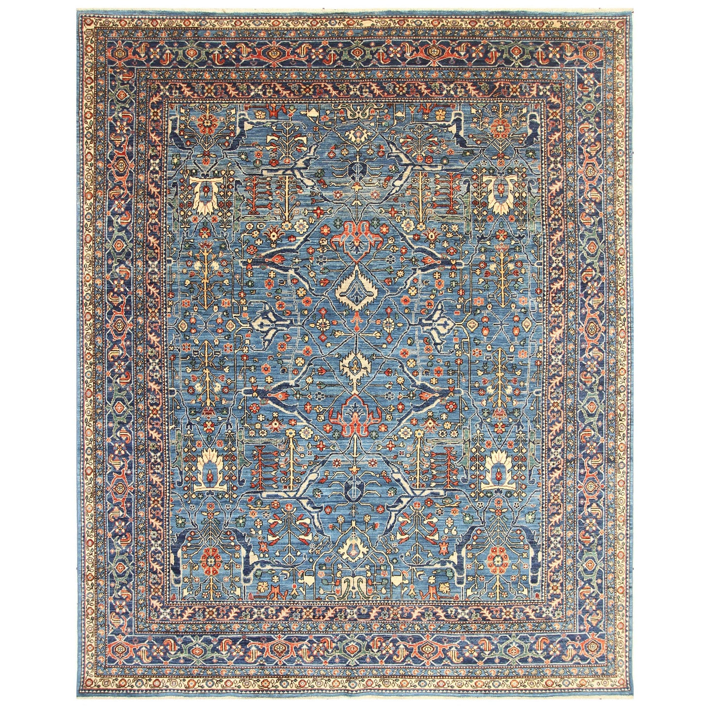 ARYANA ARYAN LIGHT BLUE / NAVY 8'1" X 9'10"