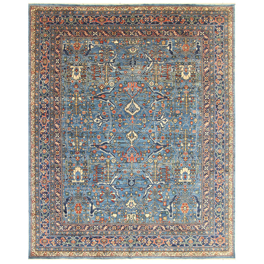 ARYANA ARYAN LIGHT BLUE / NAVY 8'1" X 9'10"