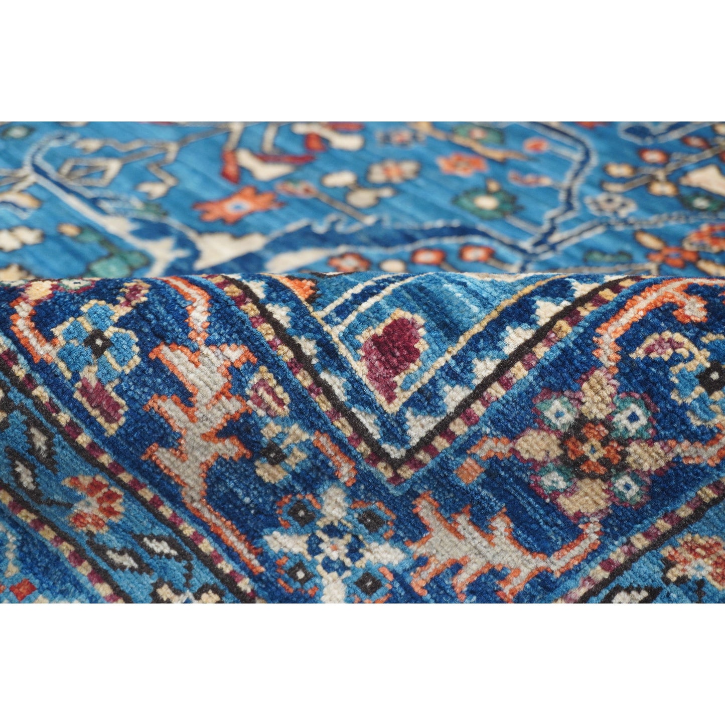 ARYANA ARYAN LIGHT BLUE / NAVY 8'1" X 9'10"