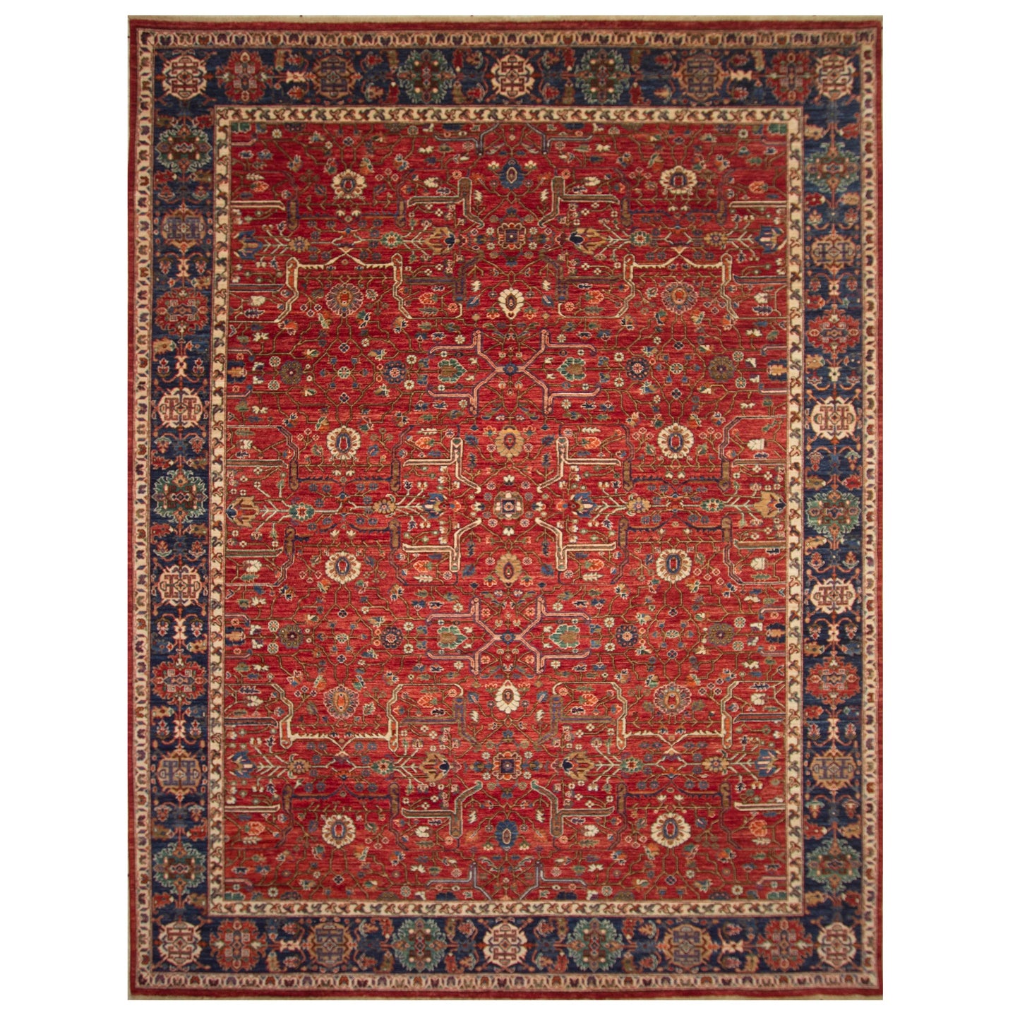 ARYANA ARYAN RED / NAVY 8'10" X 11'7"