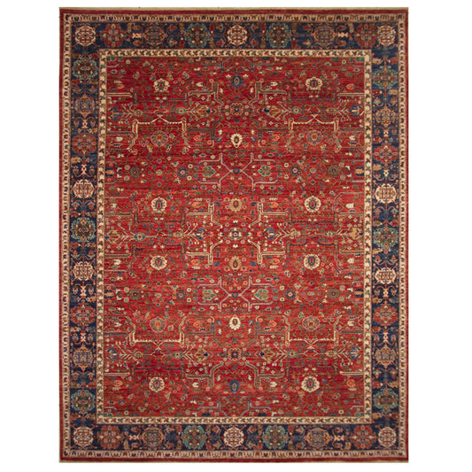 ARYANA ARYAN RED / NAVY 8'10" X 11'7"