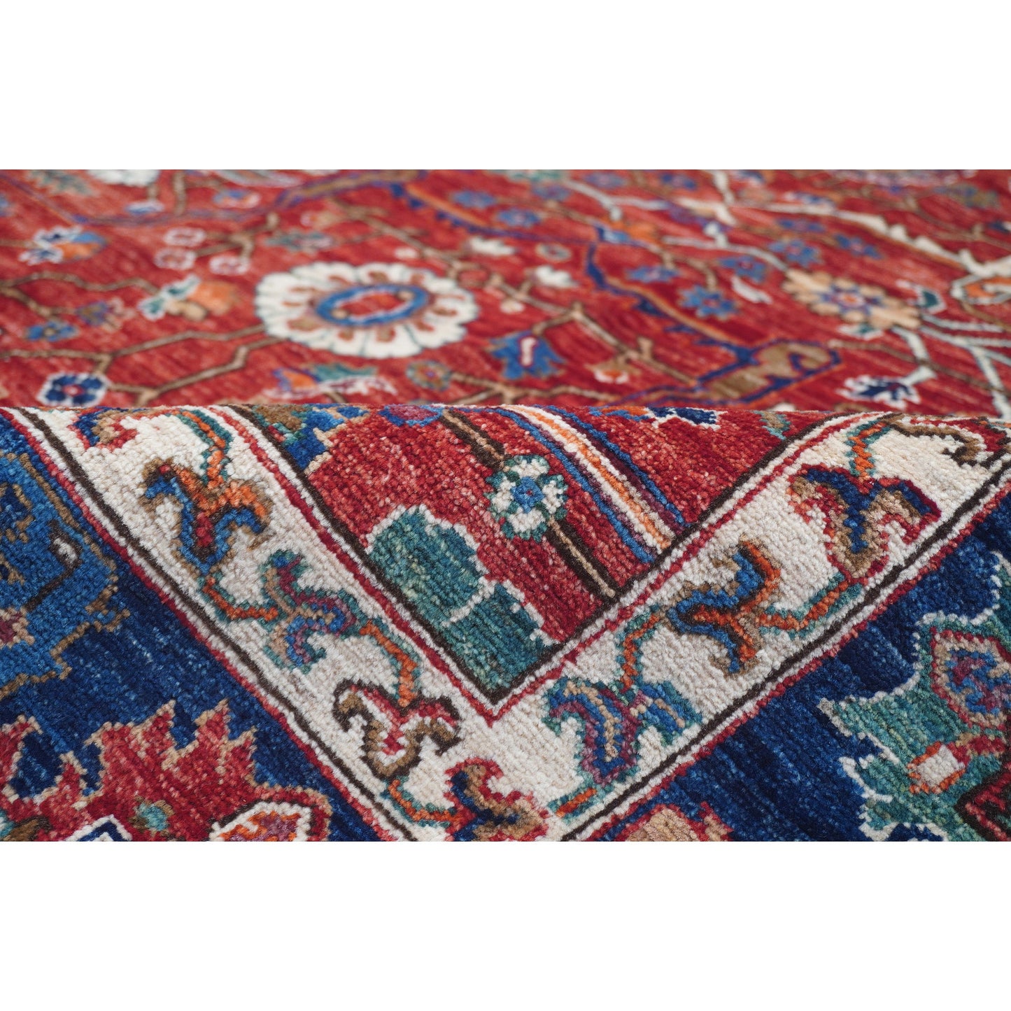 ARYANA ARYAN RED / NAVY 8'10" X 11'7"