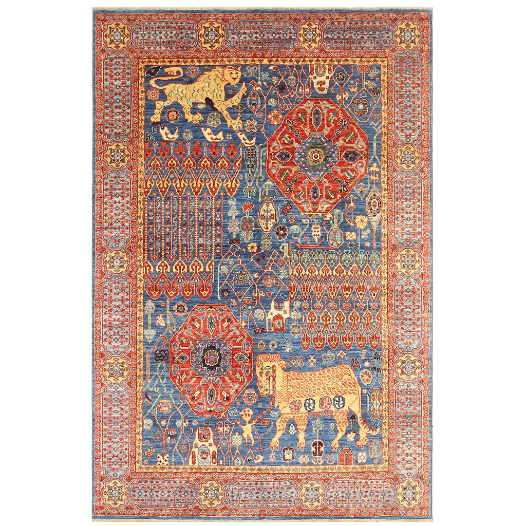 ARYANA ARYAN LIGHT BLUE / MULTI 5'11" X 9'