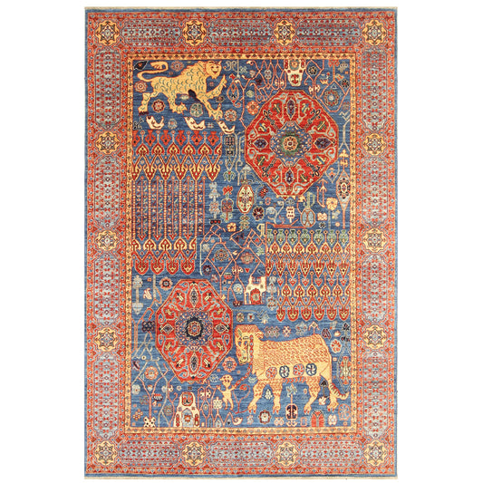 ARYANA ARYAN LIGHT BLUE / MULTI 5'11" X 9'